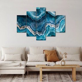 Tablou - Detaliu de acvamarin (150x105 cm)