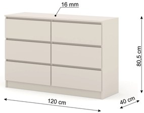 Comodă Maya S6 (Cashmir). 1124945