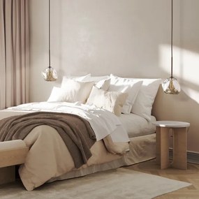 Lampă suspendată pe cablu LAVA 1xG9/8W/230V bronz/bej fumuriu