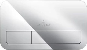 Clapeta de actionare spalare dubla, crom connect Villeroy  Boch