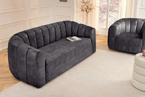 Canapea 3 locuri, Catifea Antracit, Babylon A-44510 VC