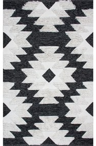 Covor 100% bumbac 120x180cm Eko AFR 01 Black White