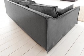 Canapea confortabila design modern, Heaven 3 locuri, gri