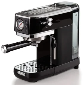 Espressor manual Ariete ESPRESSO SLIM MODERNA 1381/32, 1300W, 15 bar, 1.1 L, Cafea macinata si doze ESE, Negru