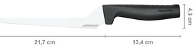 Cuțit de filetat Fiskars 1054946 Hard Edge, 22 cm