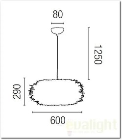 Pendul deosebit diametru 60cm Nido 68153
