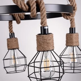 Lustră pe cablu ROPE ALEGRA 4xE27/10W/230V