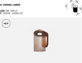 Aplica perete exterior design modern LED IP54 Latticea