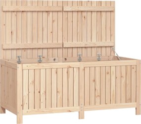 vidaXL Cutie de depozitare grădină, 147x68x64 cm, lemn masiv de pin