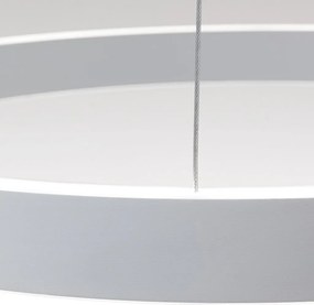 Lustra LED circulara iluminat sus si jos KOLK alb 60cm