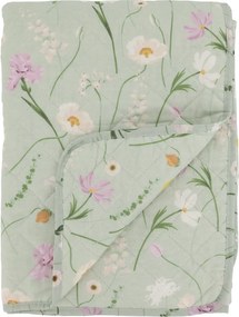 Pilota din bumbac, cu motive florale, 180x130cm, Aix