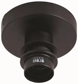 Plafoniera eco din iuta Iguazu S disc 40cm, negru