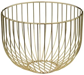 Fructiera CALL Gold, metal,  22 x D 16.8 cm