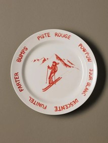Set 4 farfurii din ceramica, D25.5 cm, Lapique