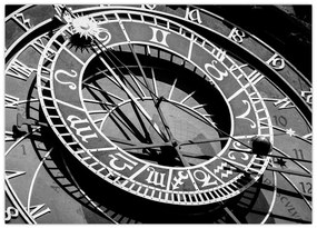 Tablou pe sticlă - Ceasul Astronomic, Praga, Republica Cehă (70x50 cm)