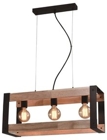 Lustră neagră 20x60 cm Varna – Candellux Lighting