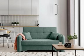 Canapea tapitata, extensibila, cu spatiu pentru depozitare, 155x75x105 cm, Laine 01, Eltap (Culoare: Violet / Poco 41)