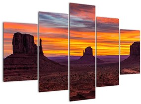 Tablou - Monumentul Valley în Arizona (150x105 cm)