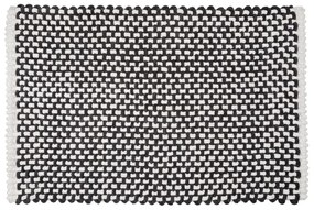 Covoraș de baie alb-negru din material textil 50x80 cm Covelo – Wenko