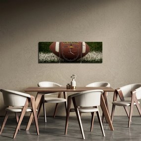 Tablou - Fotbal (cu ceas) (90x30 cm)