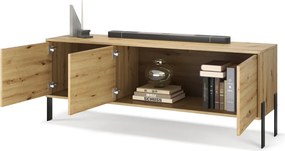 Comodă TV Nexo TV – 150x40x57 cm – Stejar Artisan