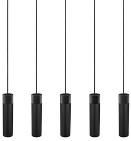 Lustra cu 5 pendule stil minimalist design nordic Tilo negru 2010483003 NL