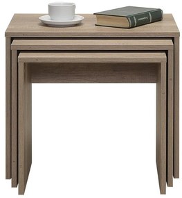 Set 3buc. măsuțe cafea Losuku 2 (nuc deschis). 1094309