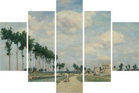 Tablou - Johan Barthold Jongkind, The Towpath, reproducere (150x105 cm)