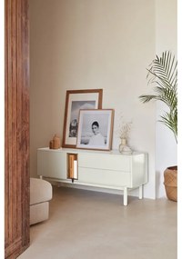 Comodă TV crem 140x56x40 cm Corvo – Teulat