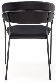 Scaun de sufragerie  Kepi  (Negru). 1048947