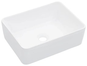 Chiuveta de baie, alb, 40 x 30 x 13 cm, ceramica Alb