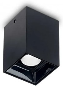 Spot LED aplicat modern Nitro pl square d05 NERO