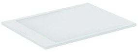 Cadita de dus dreptunghiulara Ideal Standard i.life Ultra Flat S alb pur 120x80 cm