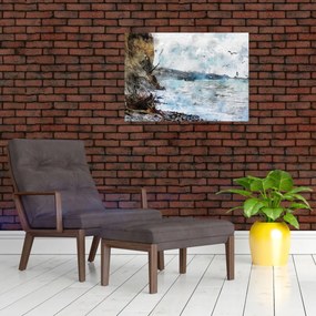 Tablou - Recif, acuarelă (70x50 cm)