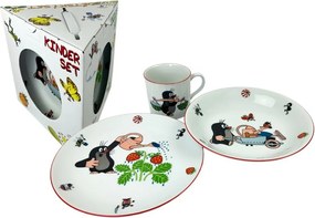 Set de masă pentru copii din 3 piese Thun, Cârtițagrădinarul