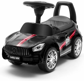 Mașinuță Baby Mix pentru copii cu sunet Racer, negru