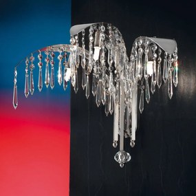 Aplica de perete cristal SCHOLER PALME crom