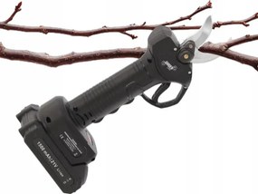 Foarfece de crengi fără fir 30 mm - două baterii, încărcător, geantă de transport