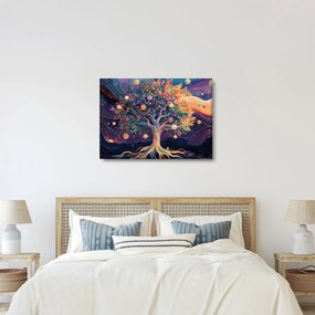 Tablou – Arbore violet plin de energie (70x50 cm)