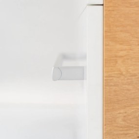 Mobilier complet de baie Vario Clam 60 stejar-alb