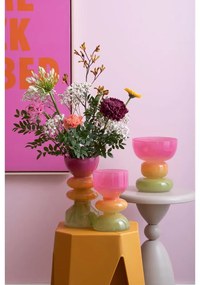 Scaun galben muștar din plastic Cherish – Leitmotiv