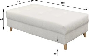 Taburet gri închis Ariella – Ropez