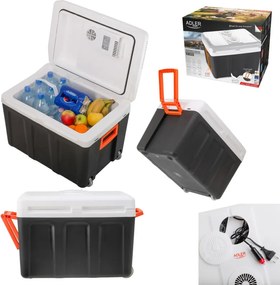 Lada frigorifica Adler AD 8090, 40 l, 58 W, 12/220/240V, Clasa climatica N, Izolatie C5H10, Gri