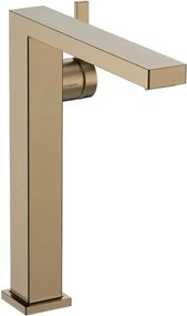 Baterie lavoar inalta Hansgrohe Tecturis E EcoSmart+ 240 Fine CoolStart finisaj bronz periat