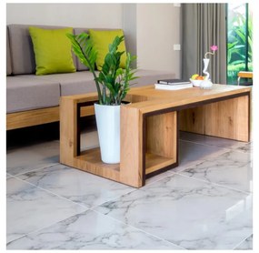 Autocolant de podea Ambiance White Marble, 30 x 30 cm