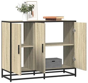 vidaXL Dulap, stejar sonoma, 94x35x76 cm, lemn compozit