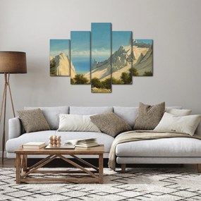 Tablou - Georg Emil Libert, View of Sommerspiret, the Cliffs of Møn, reproducere (150x105 cm)