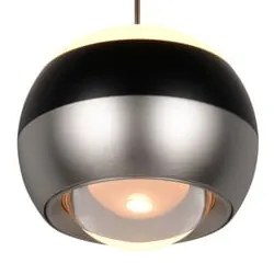 Lustră neagră-argintie LED ø 15,5 cm Orbit – Trio Select