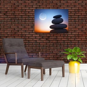Tablou cu pietre suprapuse (70x50 cm)