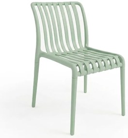 Scaun din plastic TREGO, verde